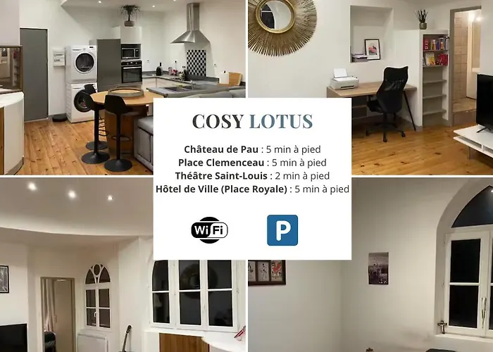 Cosy Lotus 1Ch - Place Verdun & Parking